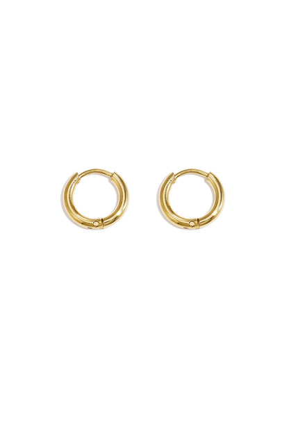 Simple XXS Stainless Steel Hoop Earrings