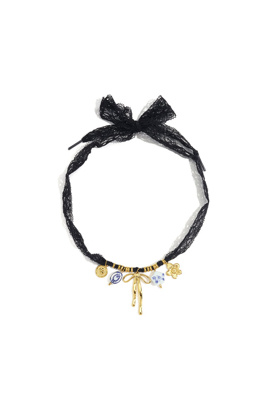 Polyester Long Necklaces Flower Casual Daily Romantic Series Women's jewelry