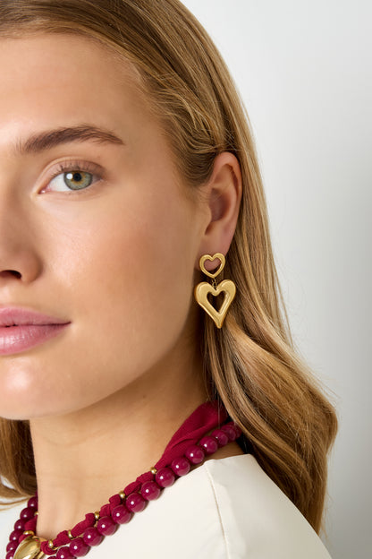 Drop Earrings Heart Casual Daily Simple Series Women's jewelry