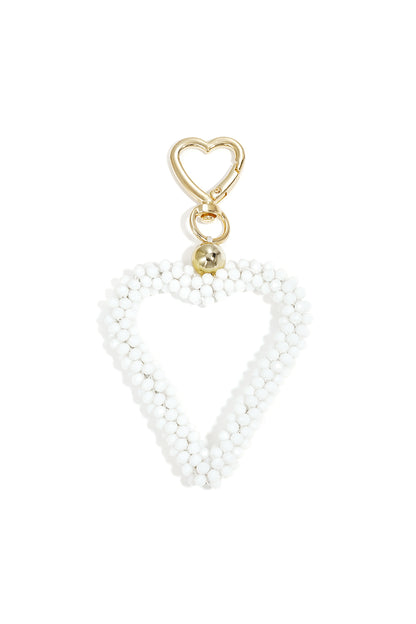 Keychain Heart Casual Crystal Daily Accessories