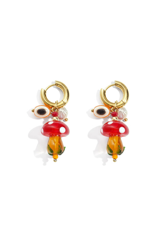Stainless Steel Drop Earrings plant Casual Daily Simple Series Women's jewelry