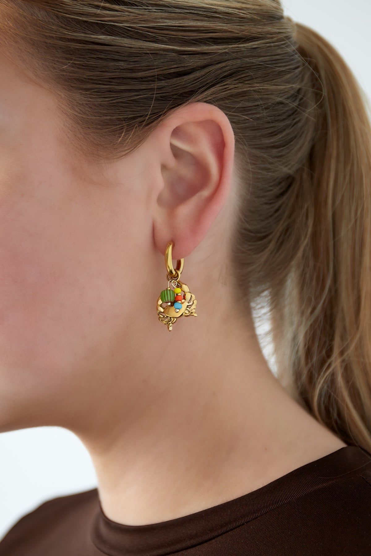 crab earrings