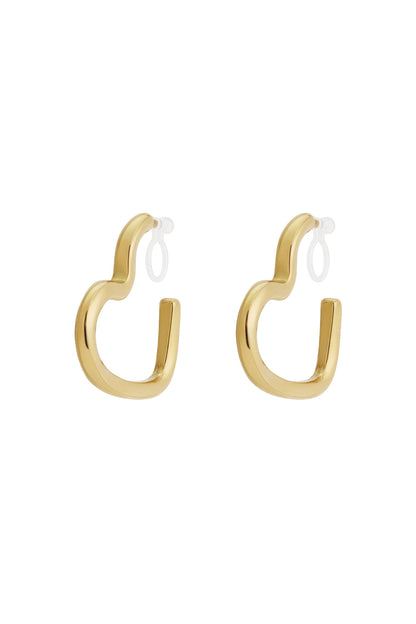 Heart Clip Earrings