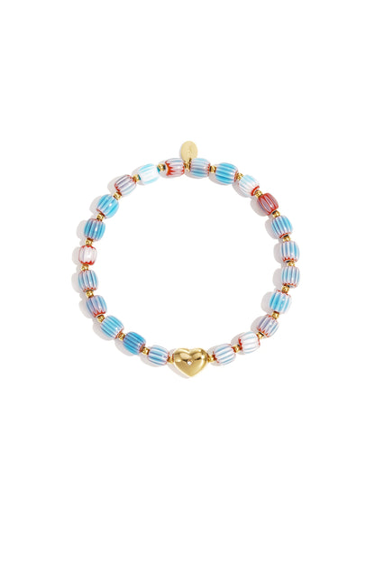 Stainless Steel Beaded Bracelets Beads Sweet Daily Romantic Series Women's jewelry