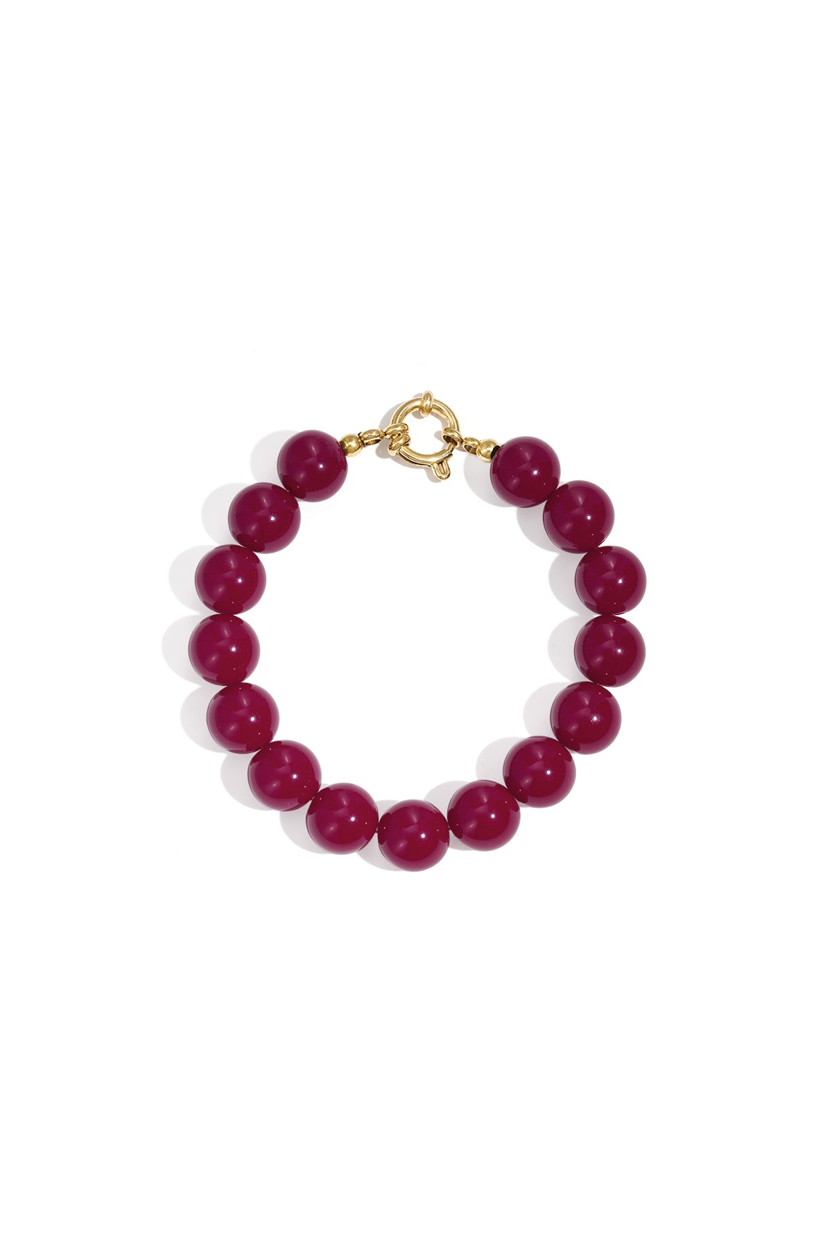 Resin Beaded Bracelets Beads DIY Daily Simple Series Women's jewelry-12mm