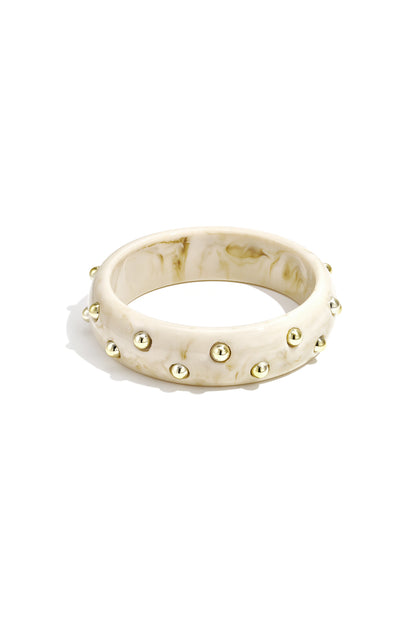 Resin Bangles Solid Color Casual Daily Simple Series Women's jewelry