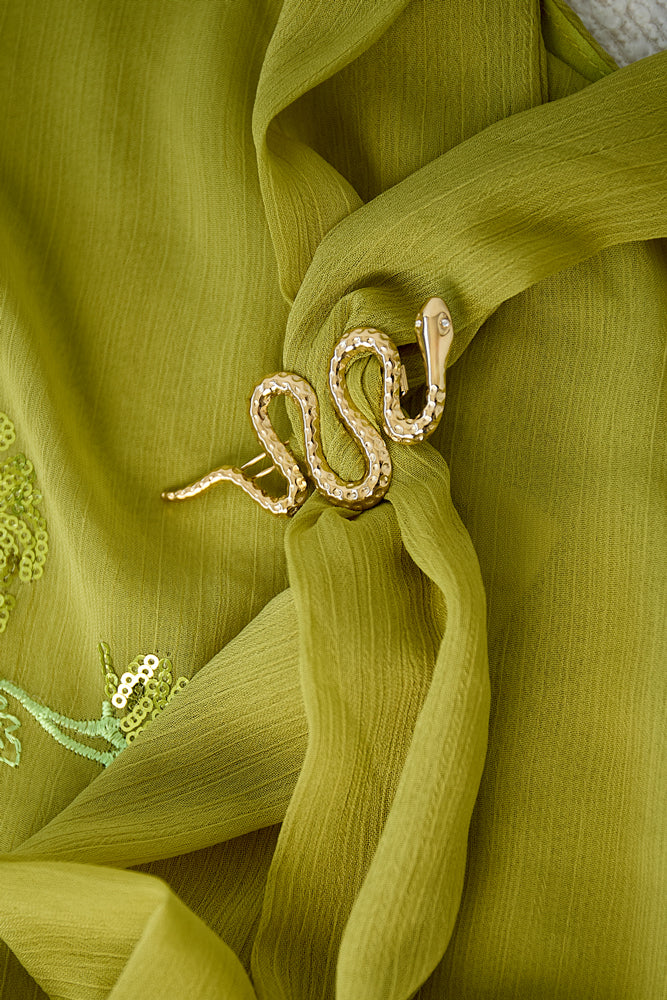 Stainless Steel Brooches snake Casual Daily Simple Series Women's jewelry