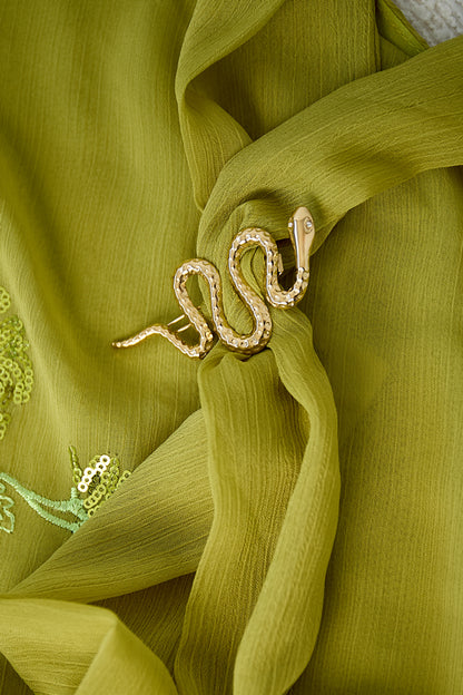 Stainless Steel Brooches snake Casual Daily Simple Series Women's jewelry