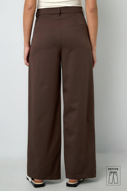 Woven Polyester Fiber Women's Straight Leg Pants Casual Fall/Winter