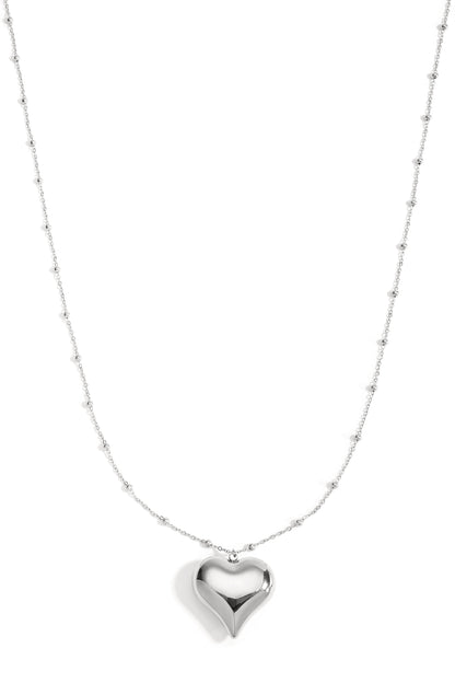 Stainless Steel Long Necklaces Heart Casual Daily Simple Series Women's jewelry