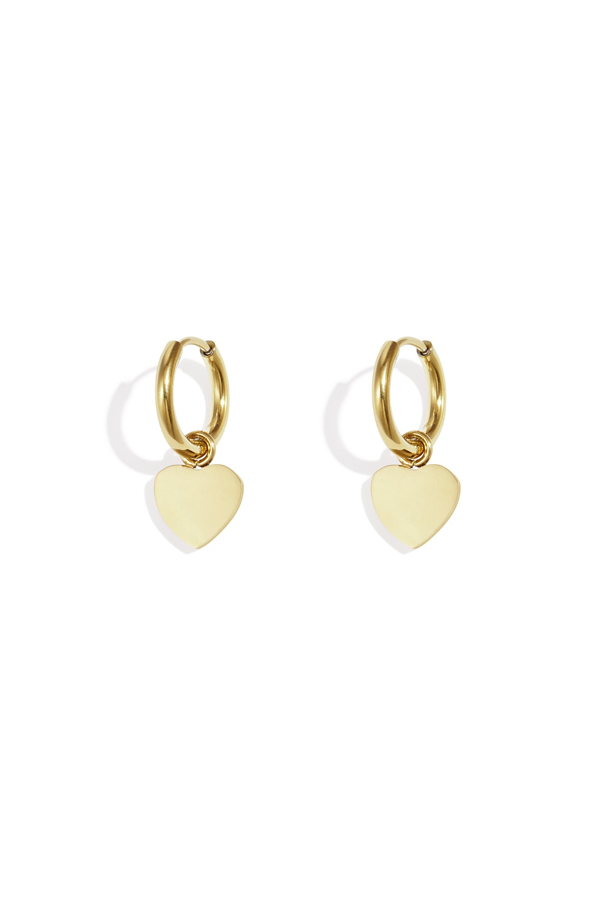 Stainless Steel Drop Earrings Heart Casual Daily Simple Series Women's jewelry
