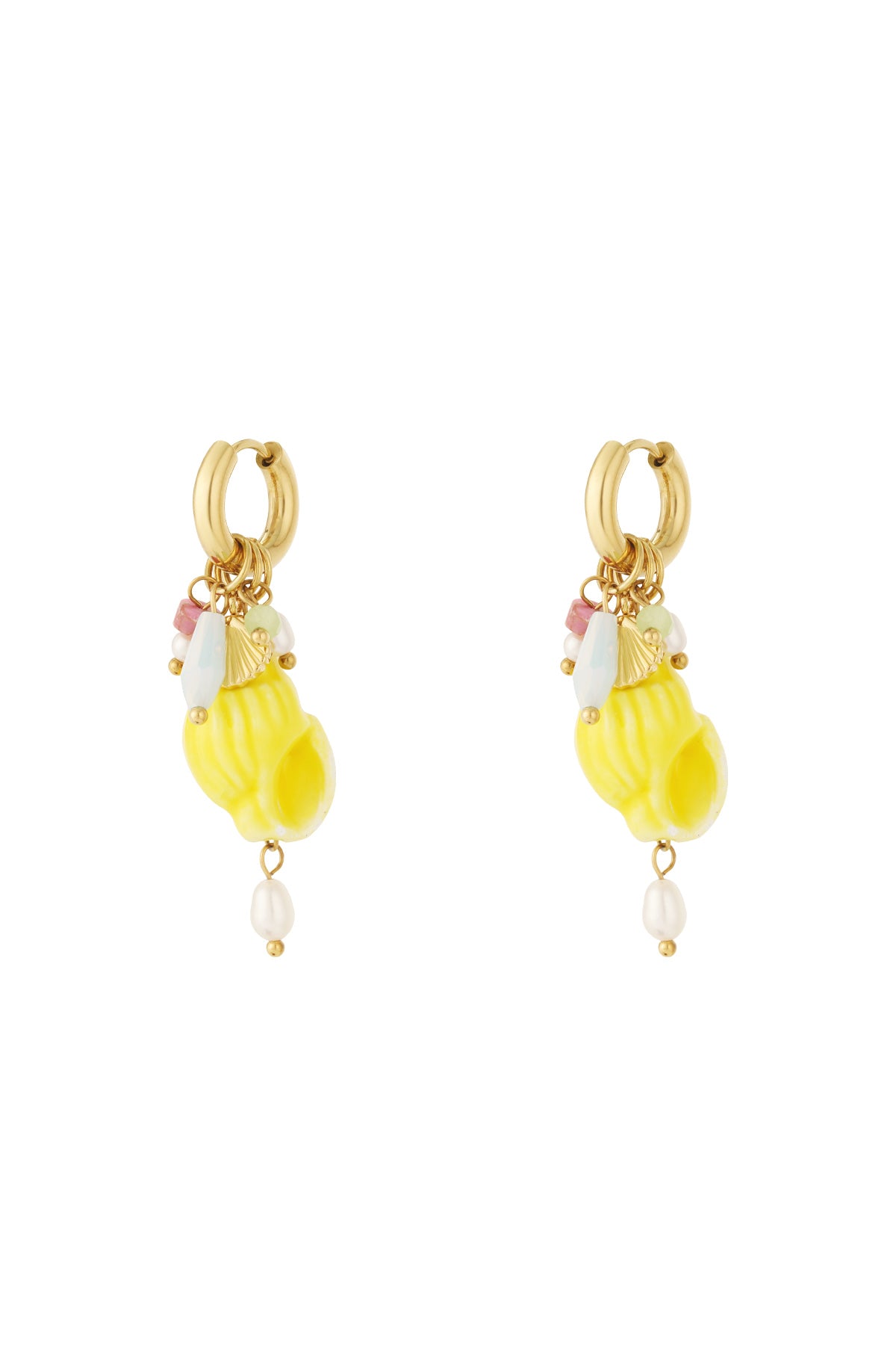 Shell party earrings