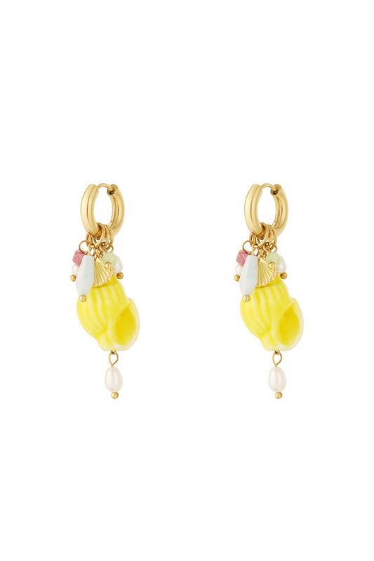 Shell party earrings