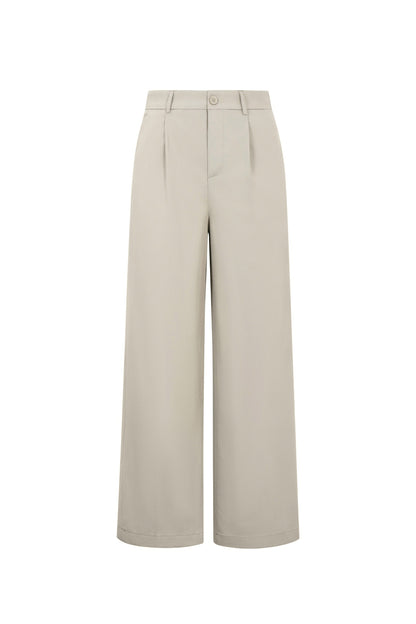 Woven Polyester Fiber Women's Straight Leg Pants Casual Fall/Winter