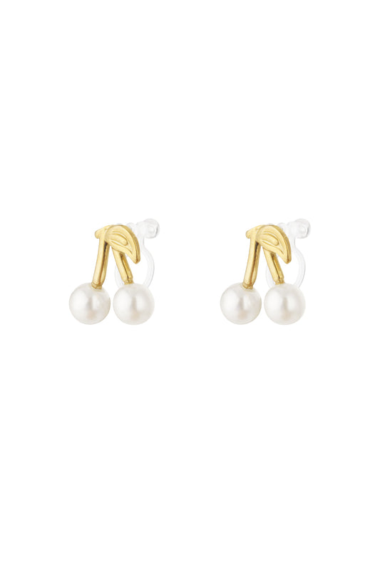 Cherry Clip Earrings