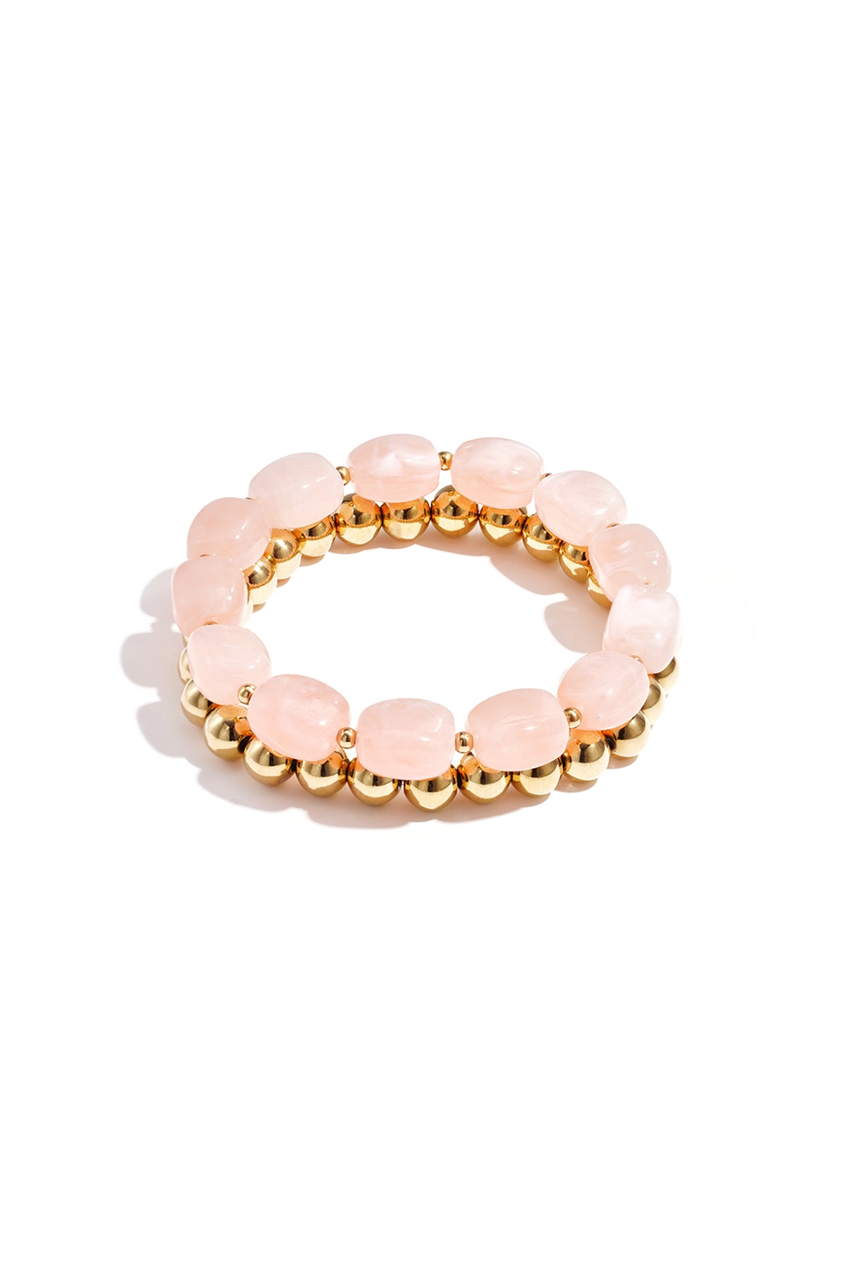 Stainless Steel Beaded Bracelets Beads Casual Daily Simple Series Women's jewelry