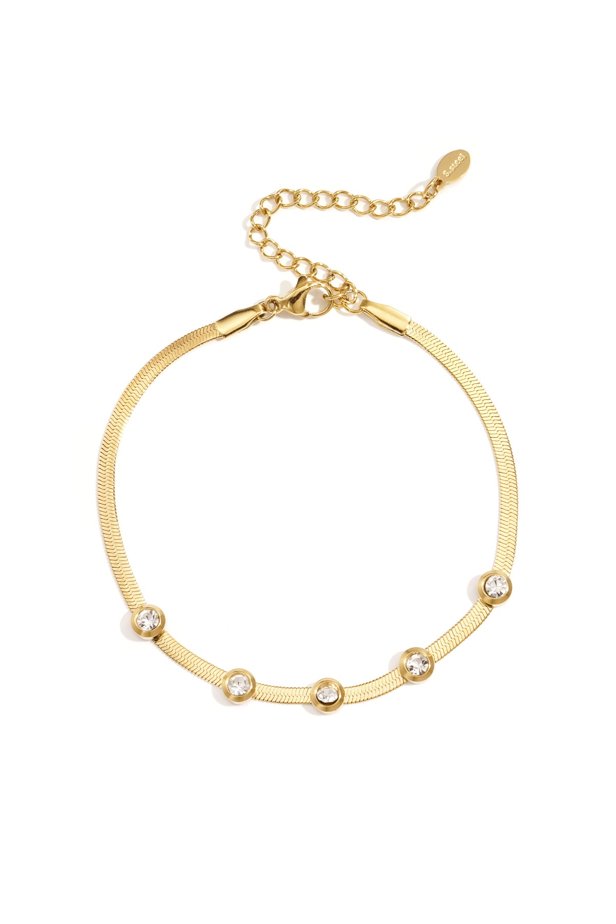 Rhinestone Chain Bracelets Chain Casual Daily Simple Series Women's jewelry