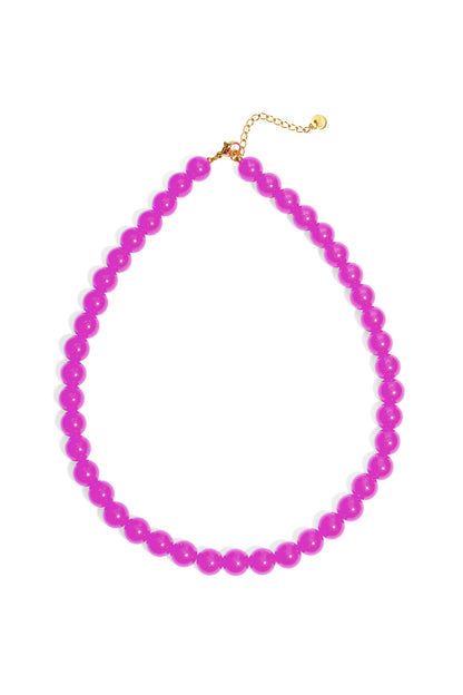 Bold beaded necklace 10mm