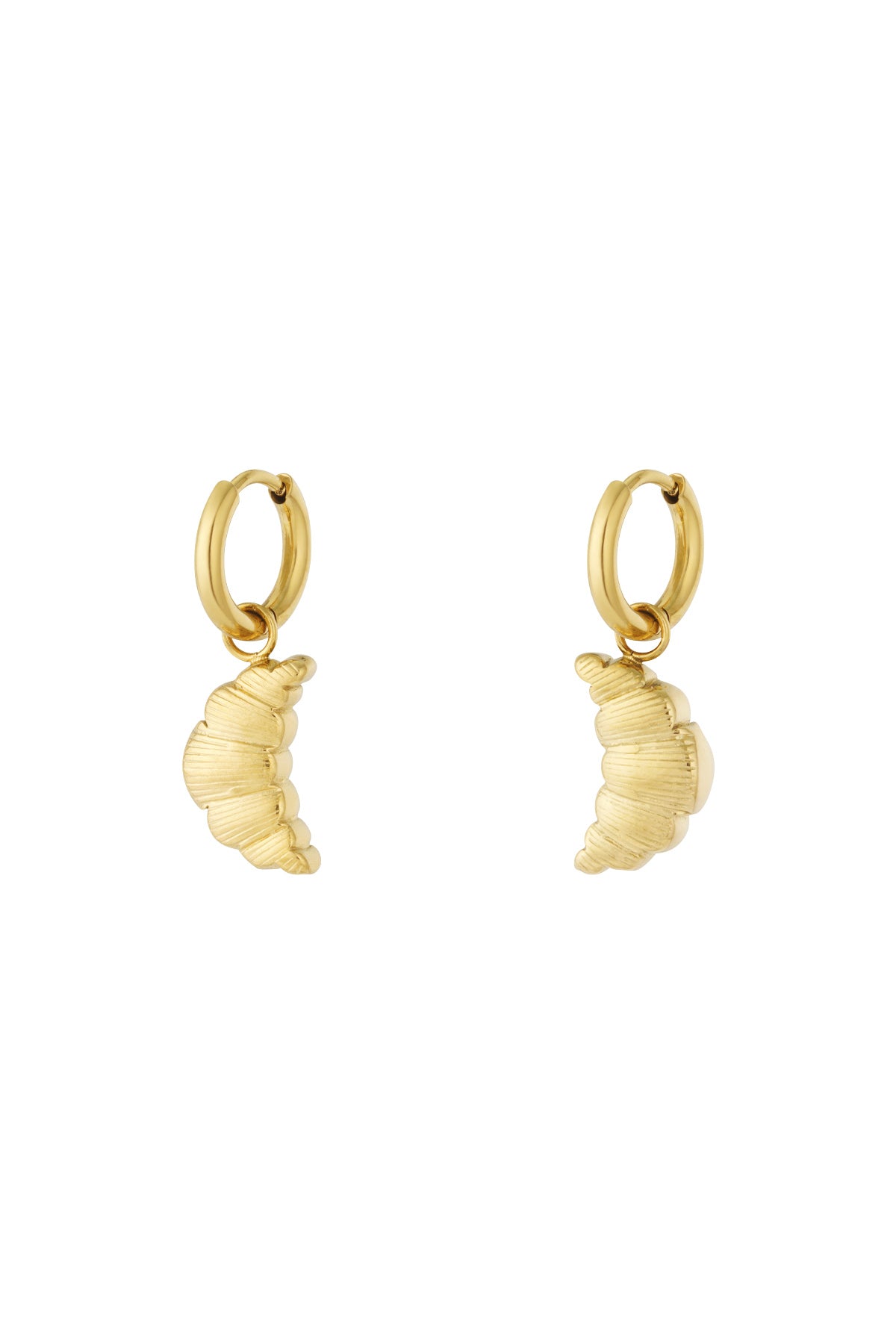 Mini Croissant Earrings