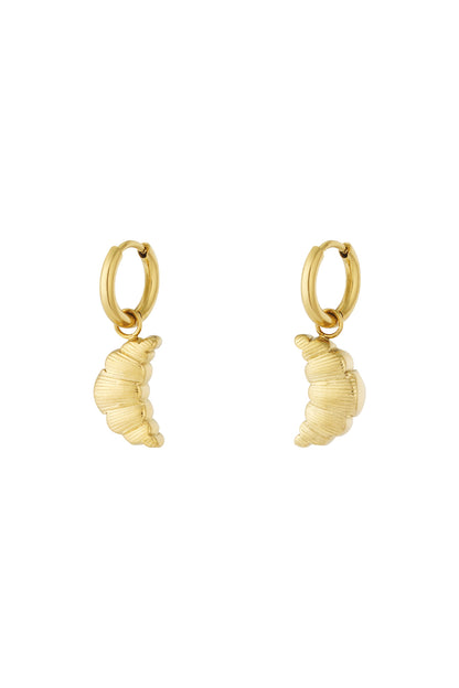 Mini Croissant Earrings