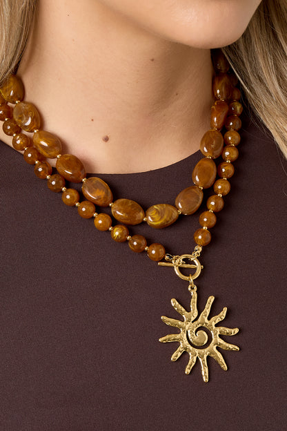 Acrylic Beaded Necklaces Beads Casual Daily Classic Series Women's jewelry
