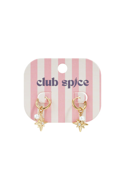 Stainless Steel Drop Earrings Star Simple Daily Simple Series Women's jewelry