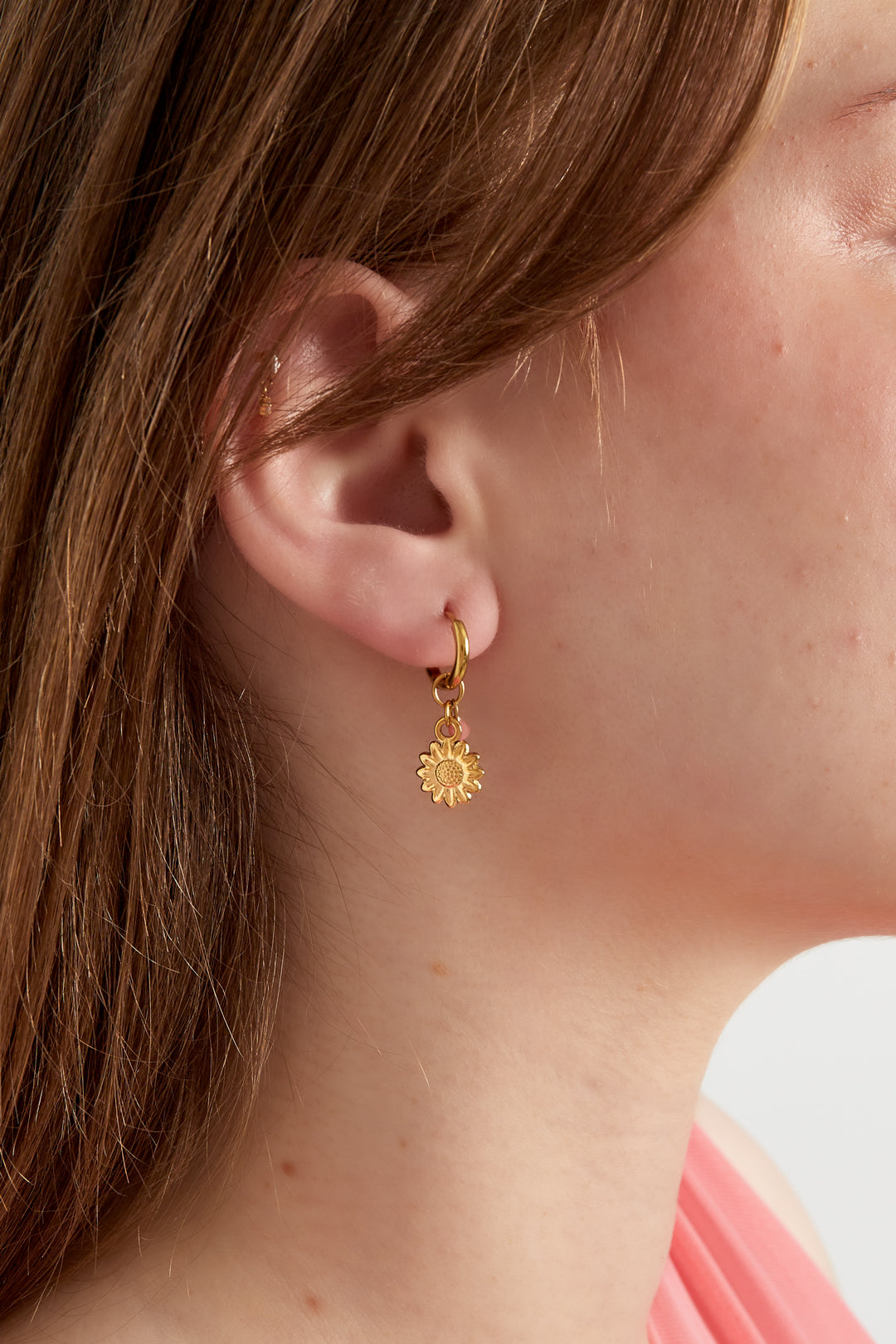 Pink petal Earrings
