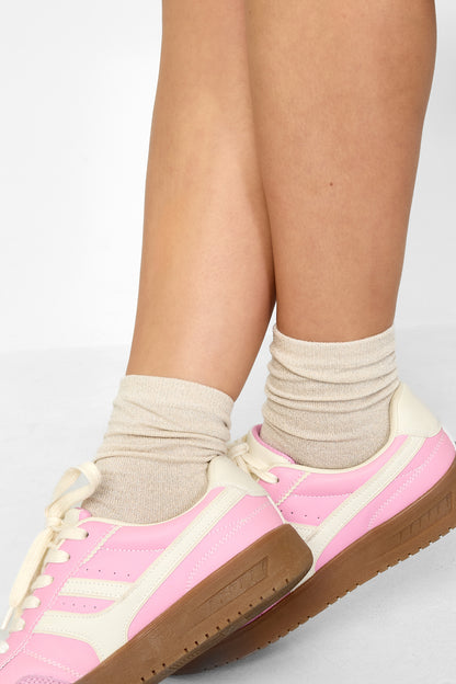 Cotton Mid-Calf Socks Solid color Casual All Fit  Clothes