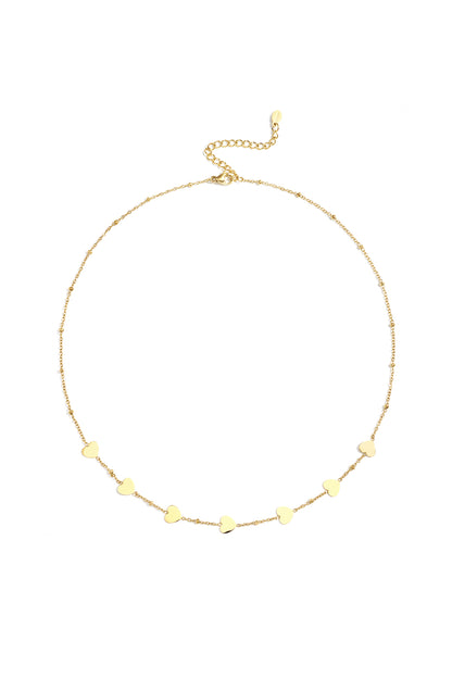 Stainless Steel Chain Necklaces Heart Casual Daily Simple Series Women's jewelry