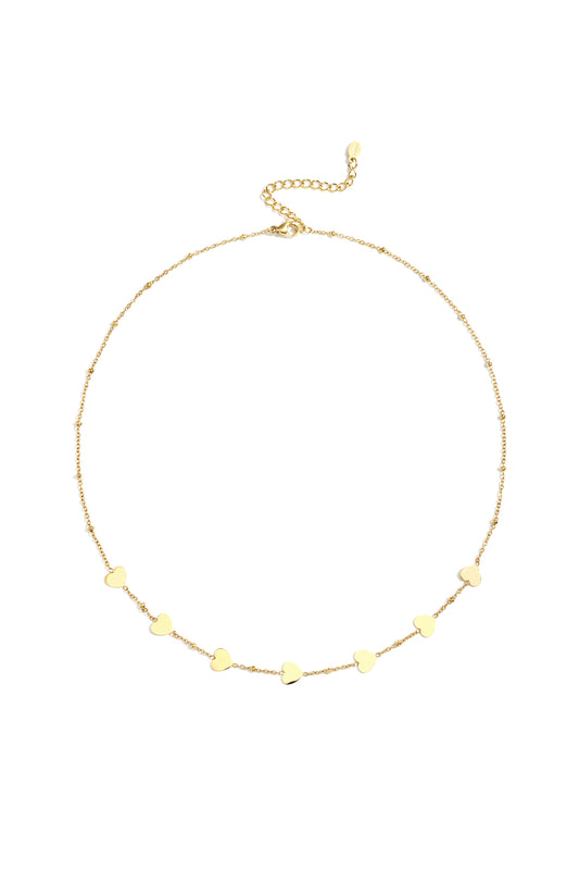 Stainless Steel Chain Necklaces Heart Casual Daily Simple Series Women's jewelry