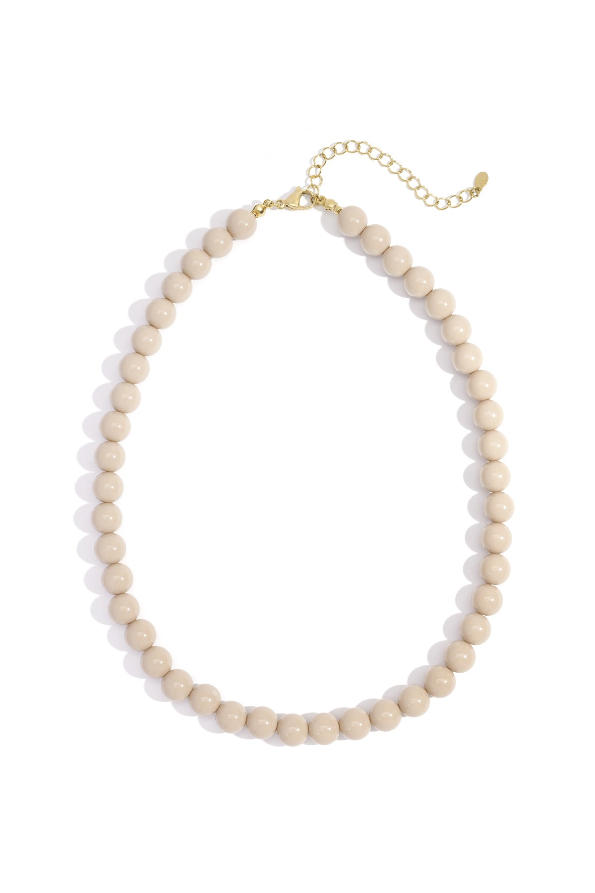 Bold beaded necklace 10mm