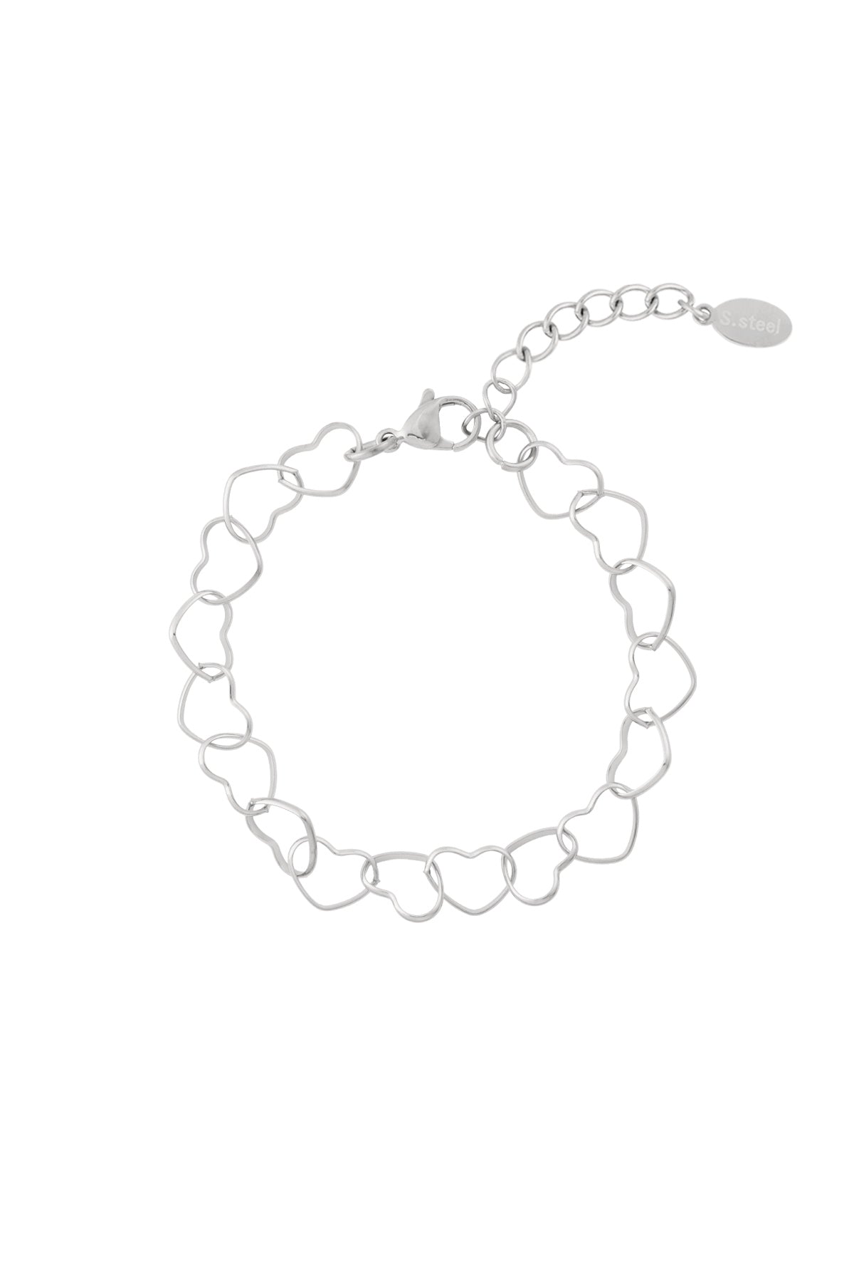   Chain Bracelets Heart Daily Daily Simple Series Women's jewelry