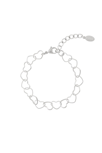   Chain Bracelets Heart Daily Daily Simple Series Women's jewelry