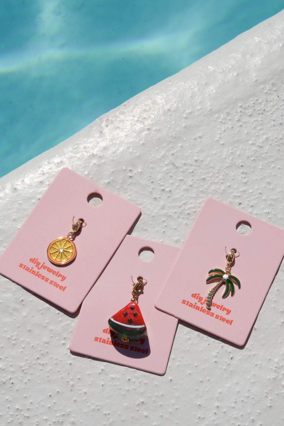Palm tree jewelry DIY charm