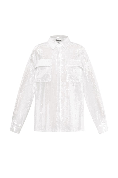 Woven Polyester Fiber Women's Blouse Elegant Solid Color Spring/Summer