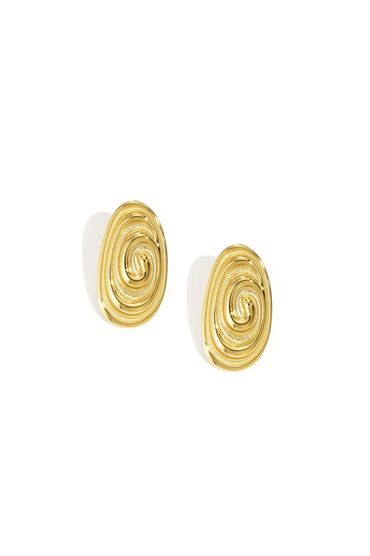 Stainless Steel Stud Earrings irregular shape Casual Daily Simple Series Women's jewelry