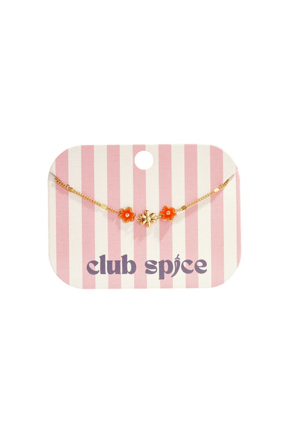 Stainless Steel Charm Bracelets Flower Simple Daily Simple Series Women's jewelry