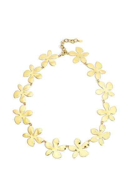Stainless Steel Chain Necklaces Flower Casual Daily Simple Series Women's jewelry