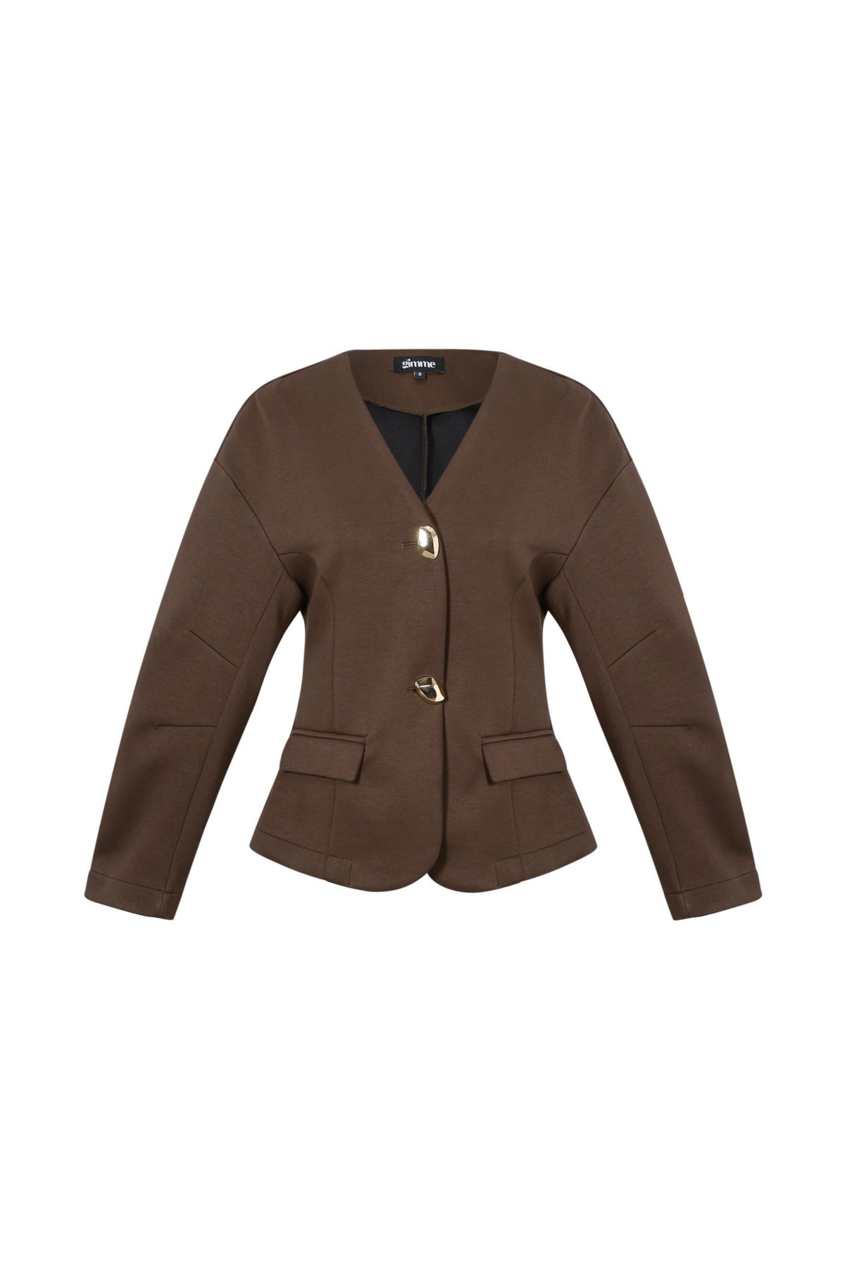 Woven Polyester Fiber Women's Suit Set Elegant Solid Color Fall/Winter