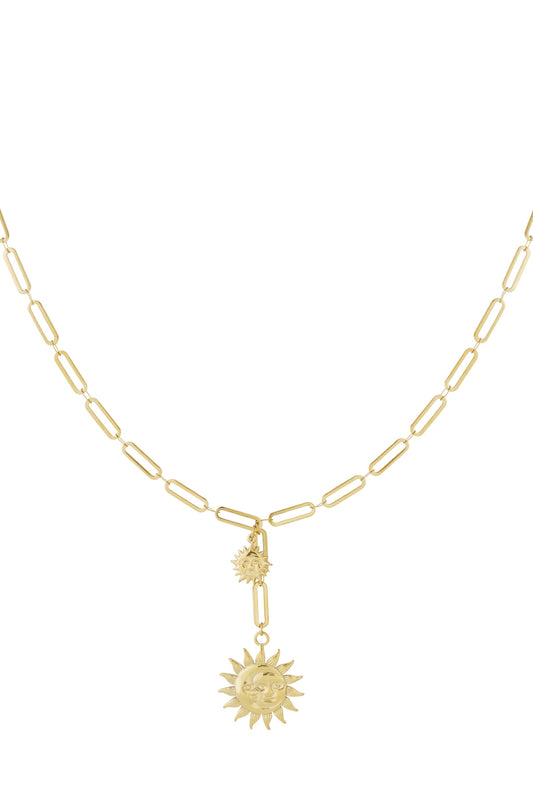 Double Sun Necklace