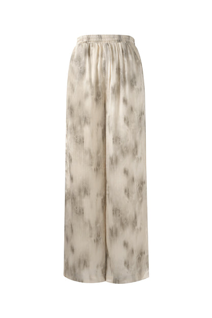 Woven Casual Women's Wide Leg Pants Tie-dye Spring/Summer
