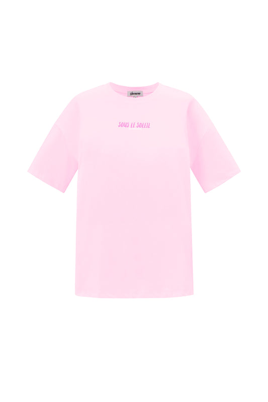 Cotton Knitted Women's T-shirt Casual Letters