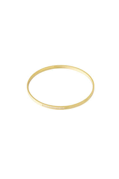 Classy rhinestone bangle