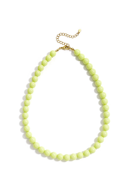 Bold beaded necklace 10mm