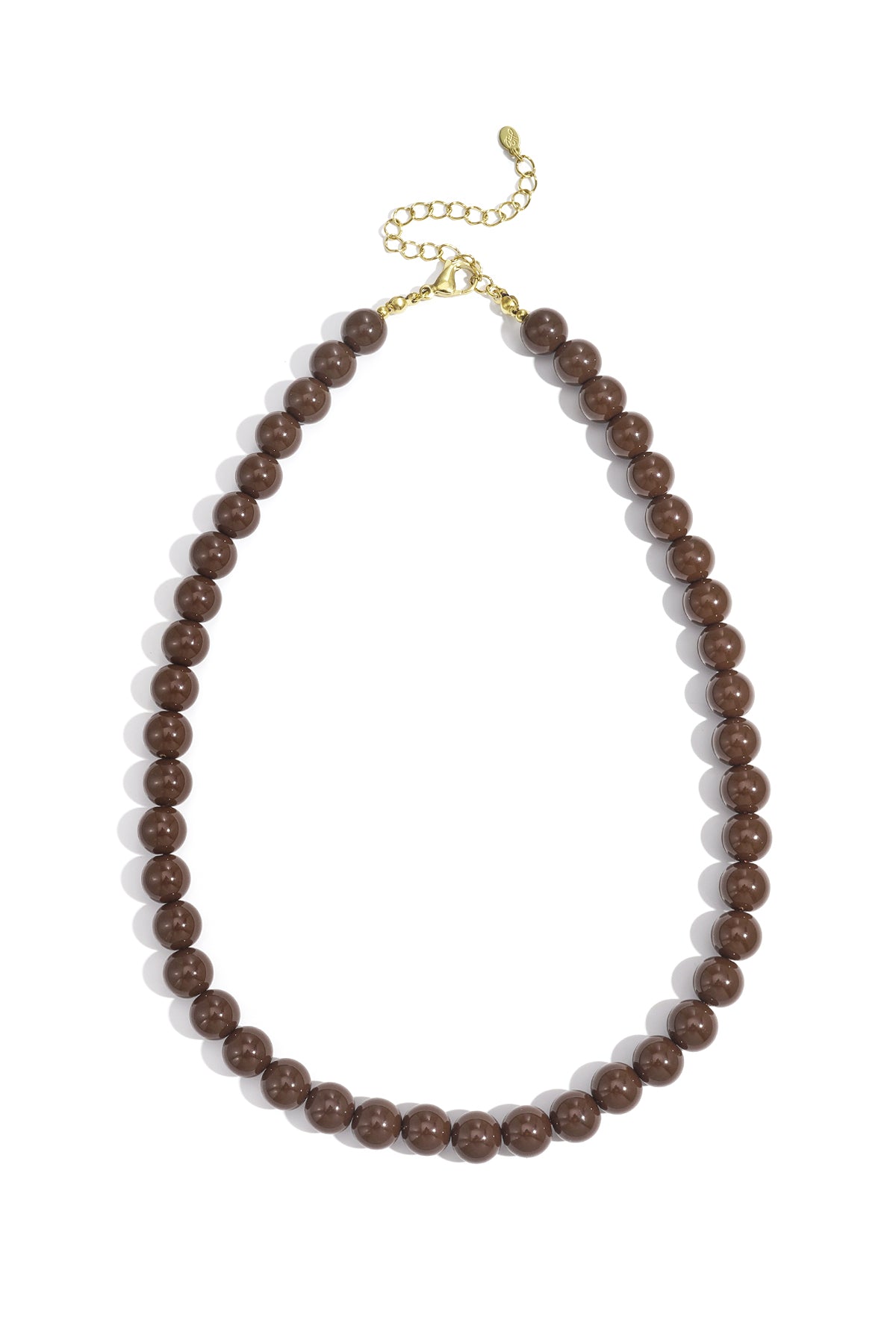 Bold beaded necklace 10mm