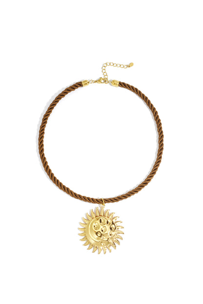 Polyester Pendant necklaces sun Casual Daily Simple Series Women's jewelry