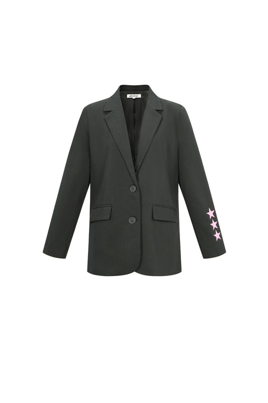 Woven Polyester Fiber Women's Suit Set Casual Letters Design