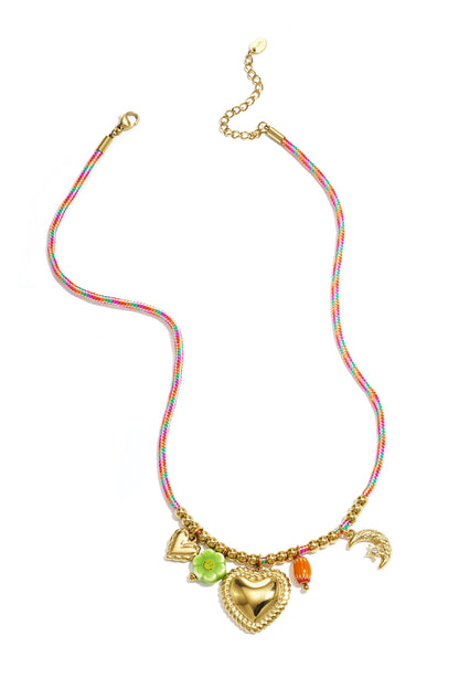 Rope Pendant necklaces Heart Casual Daily Romantic Series Women's jewelry