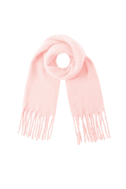 Colorful winter scarf