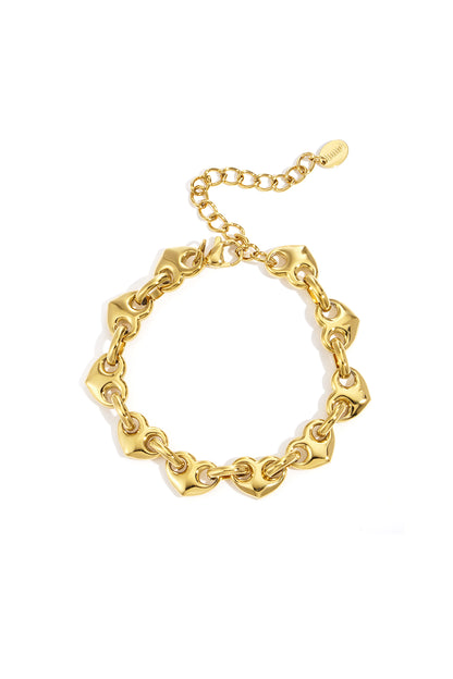 Stainless Steel Chain Bracelets Chain Casual Daily Simple Series Women's jewelry